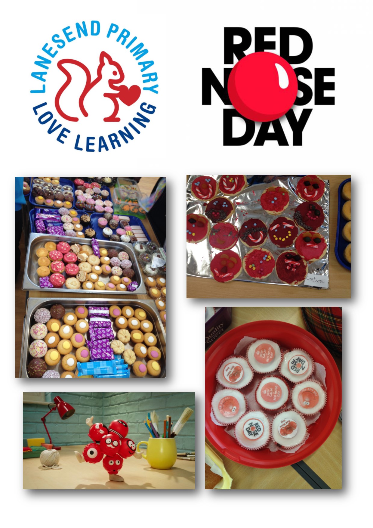 Red Nose Day Cake Sale